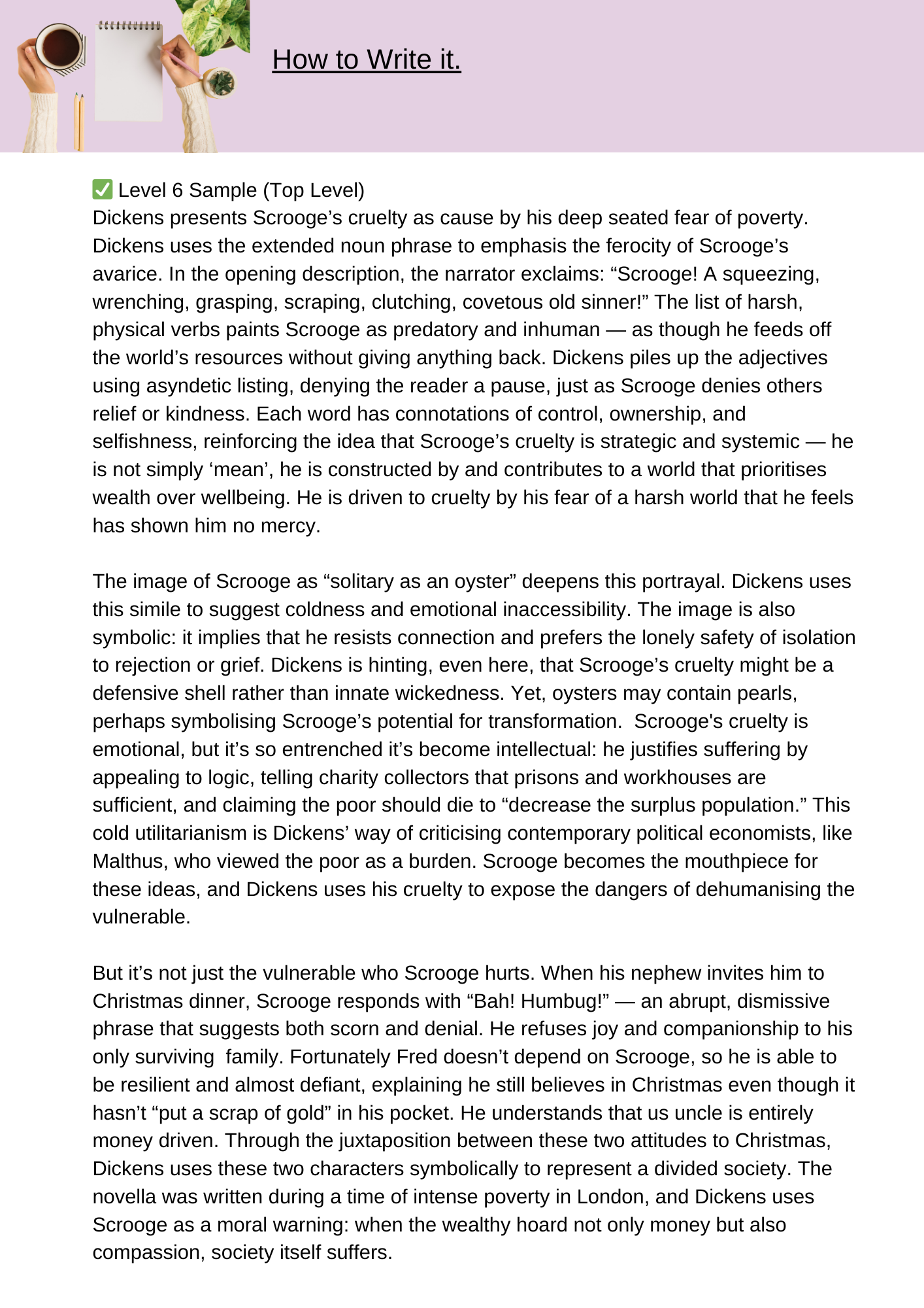 Revise in 1 week: A Christmas Carol (physical book)