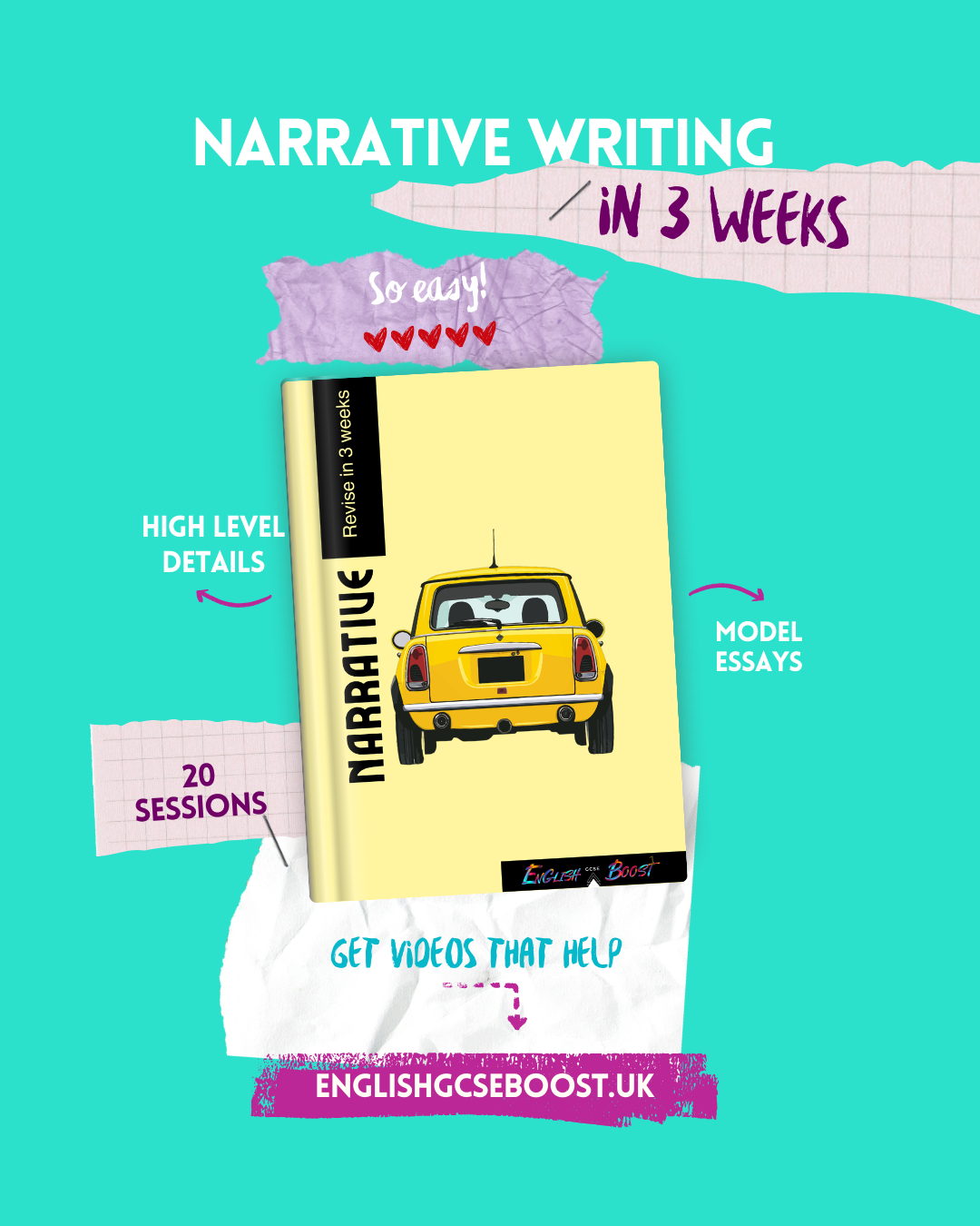 English Language Narrative Writing | Revise in 3 Weeks