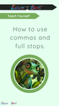 How to use commas and full stops. Free Sample.