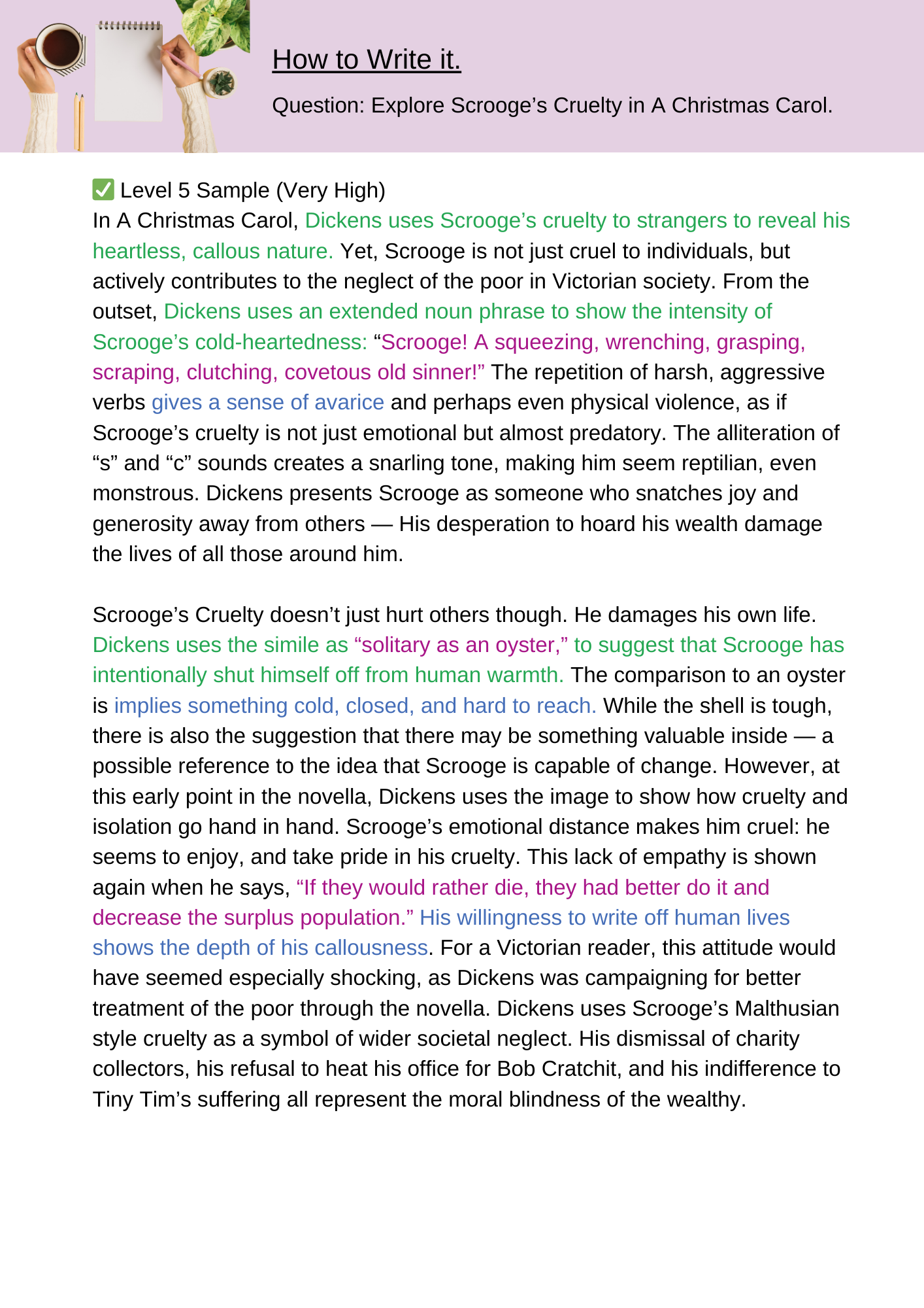 A Christmas Carol | Revise in 1 Week