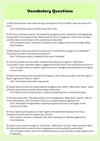 Zavian. Book 1. (Literacy Lifter Series)